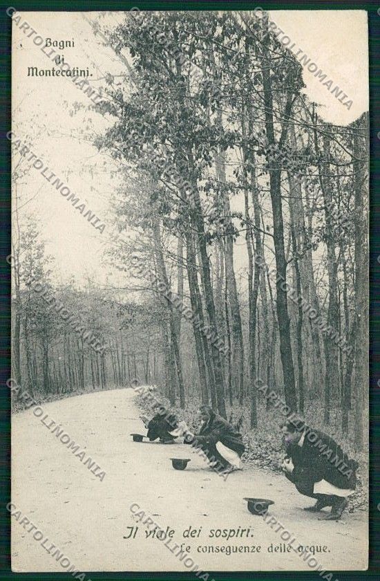 Pistoia Montecatini cartolina QQ1504 – fronte