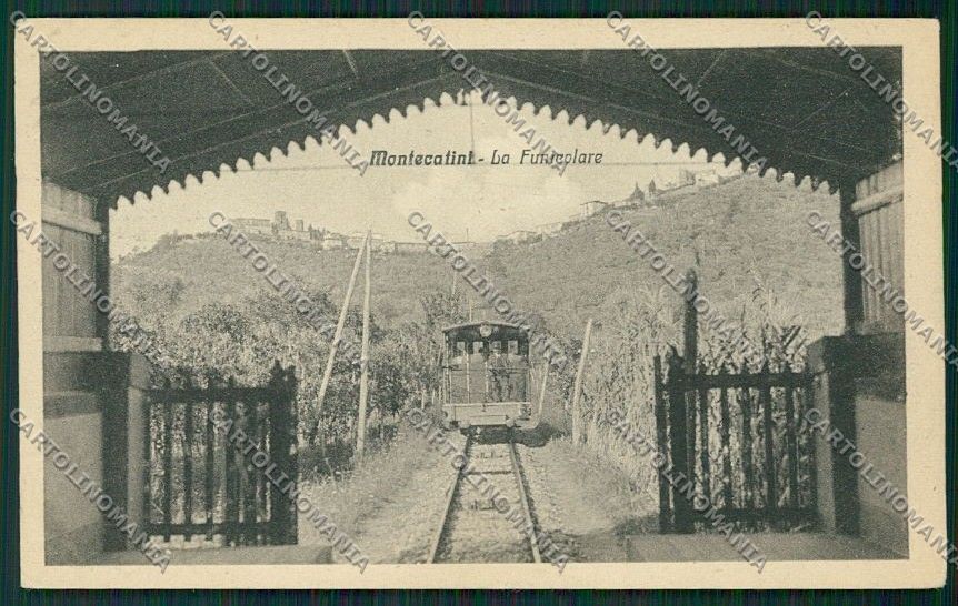 Pistoia Montecatini Funicolare cartolina QQ1512 – fronte