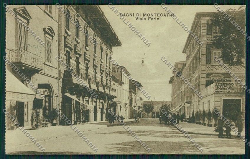 Pistoia Montecatini cartolina QQ1520 – fronte