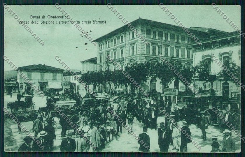 Pistoia Montecatini Stazione cartolina QQ1537 – fronte