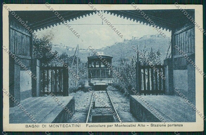 Pistoia Montecatini Funicolare cartolina QQ1545 – fronte