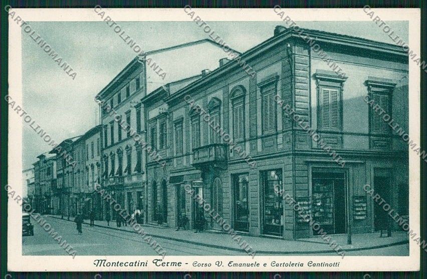 Pistoia Montecatini cartolina QQ1547 – fronte