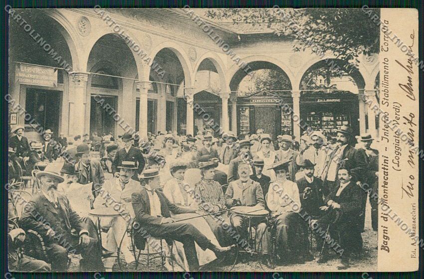 Pistoia Montecatini cartolina QQ1549 – fronte