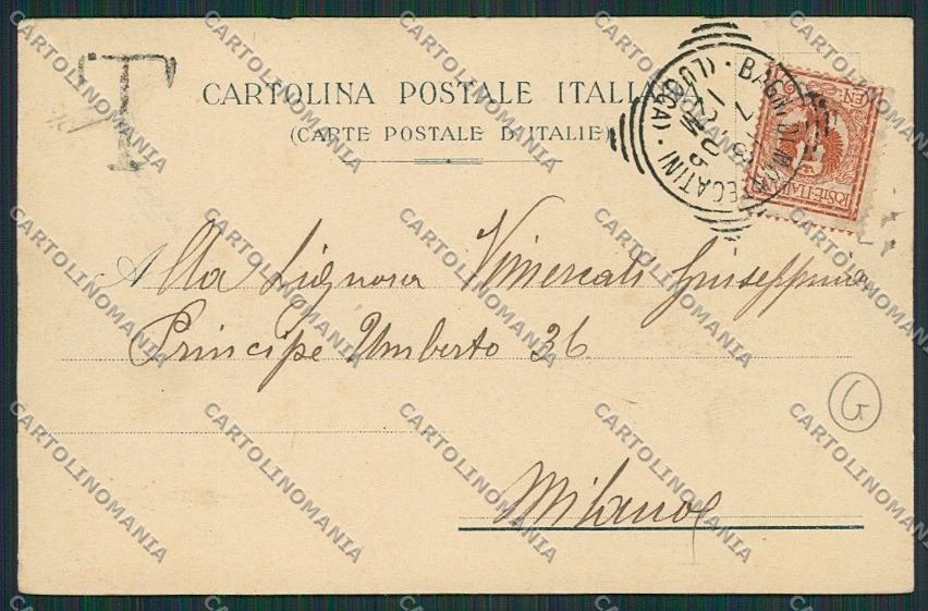 Pistoia Montecatini cartolina QQ1549 – retro