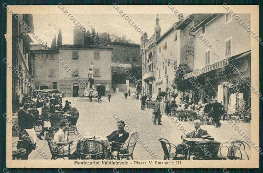 Pistoia Montecatini cartolina QQ1558 – fronte