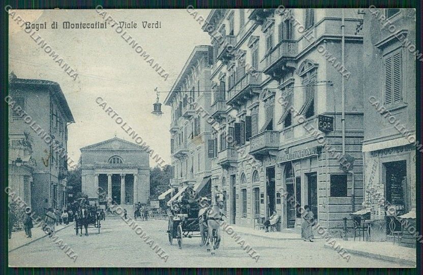 Pistoia Montecatini cartolina QQ1560 – fronte