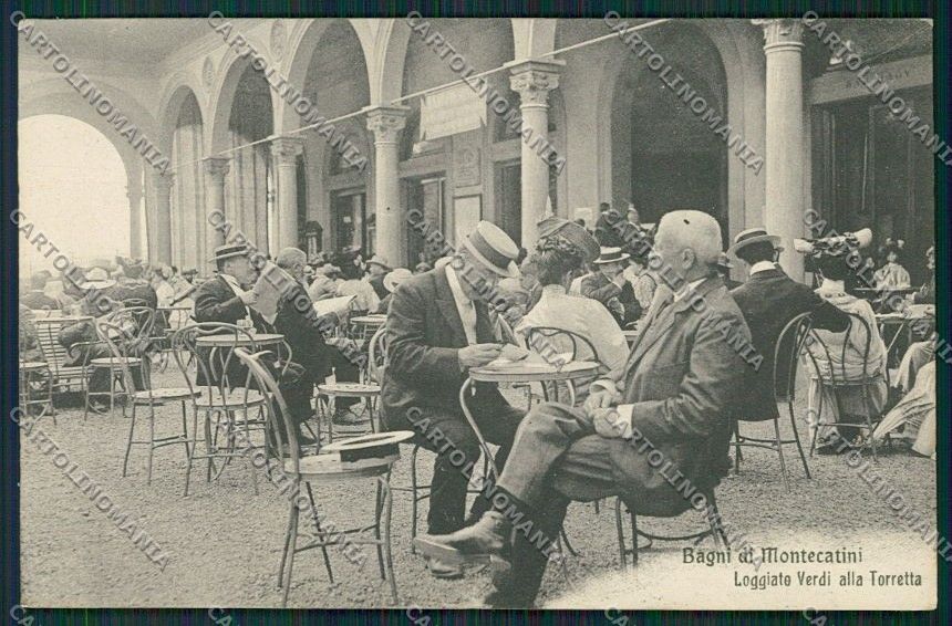 Pistoia Montecatini cartolina QQ1566 – fronte