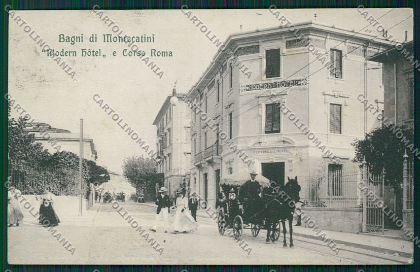 Pistoia Montecatini cartolina QQ1569 – fronte