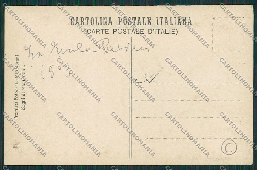 Pistoia Montecatini Foto cartolina QQ1615 – retro