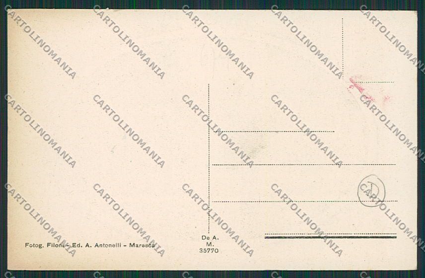 Pistoia San Marcello Pistoiese Maresca cartolina QQ1633 – retro