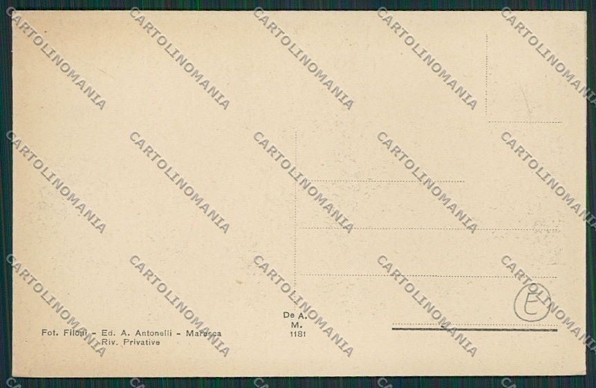 Pistoia San Marcello Pistoiese Maresca Pensione Guidotti cartolina QQ1636 – retro