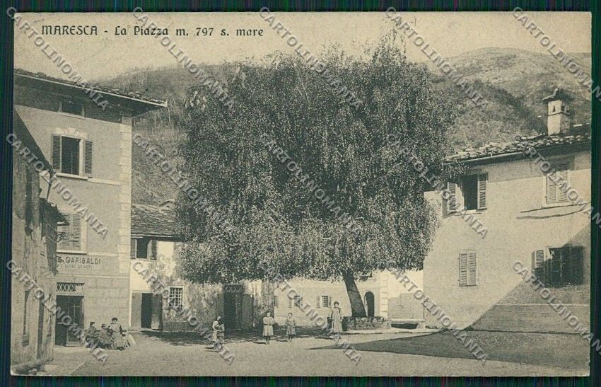 Pistoia San Marcello Pistoiese Maresca PIEGA cartolina QQ1638 – fronte