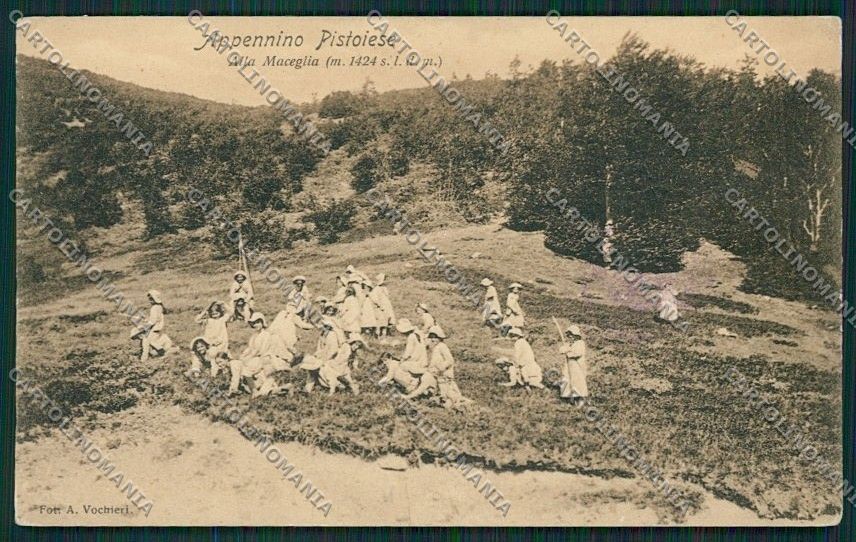 Pistoia San Marcello Pistoiese Maceglia cartolina QQ1653 – fronte