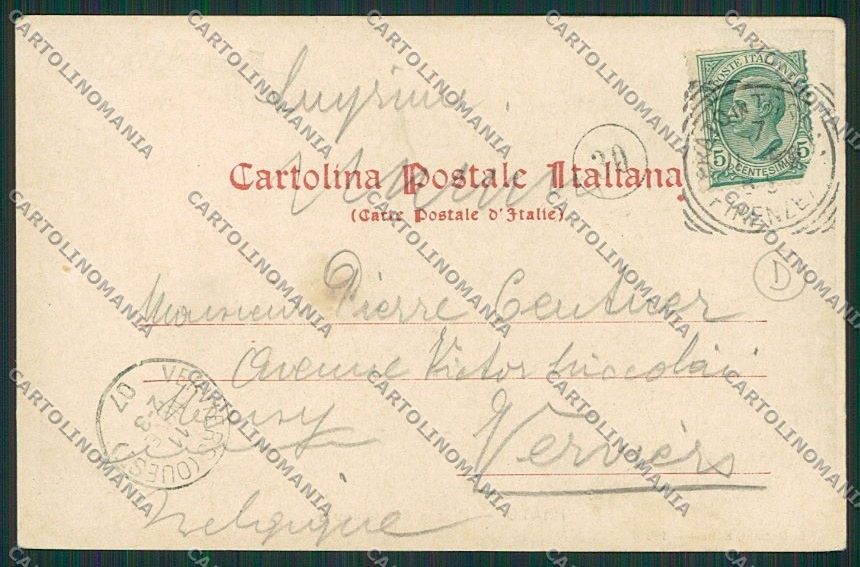 Prato Città cartolina QQ1674 – retro