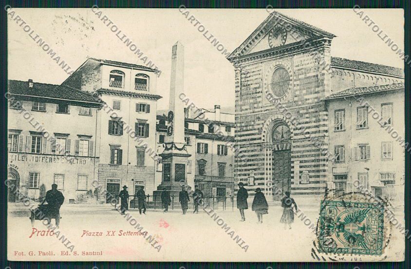 Prato Città ABRASA cartolina QQ1678 – fronte