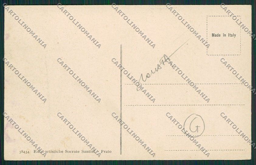 Prato Città SCOLLATA cartolina QQ1703 – retro