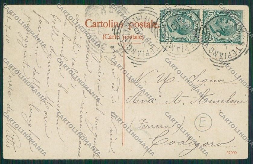 Prato Montepiano cartolina QQ1708 – retro