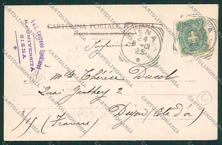 Siena Città cartolina QQ1710 – retro