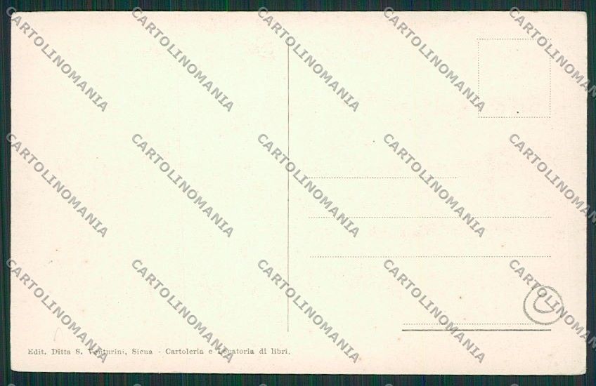Siena Città Costumi cartolina QQ1712 – retro