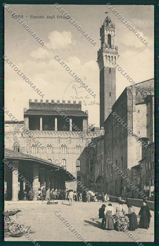 Siena Città Mercato cartolina QQ1730 – fronte