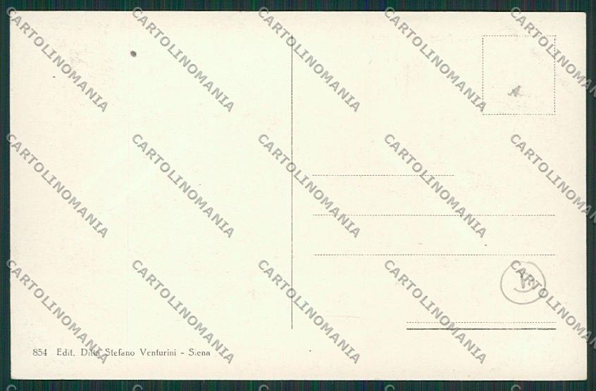 Siena Città Costumi Carro Buoi cartolina QQ1735 – retro
