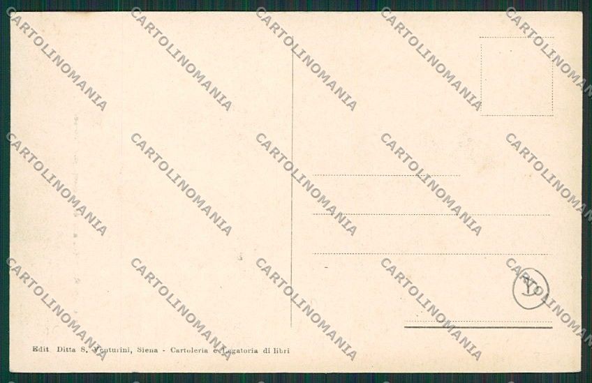 Siena Città Costumi Carro Buoi cartolina QQ1739 – retro