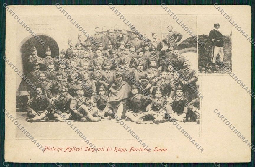 Siena Città Militari Fanteria cartolina QQ1741 – fronte