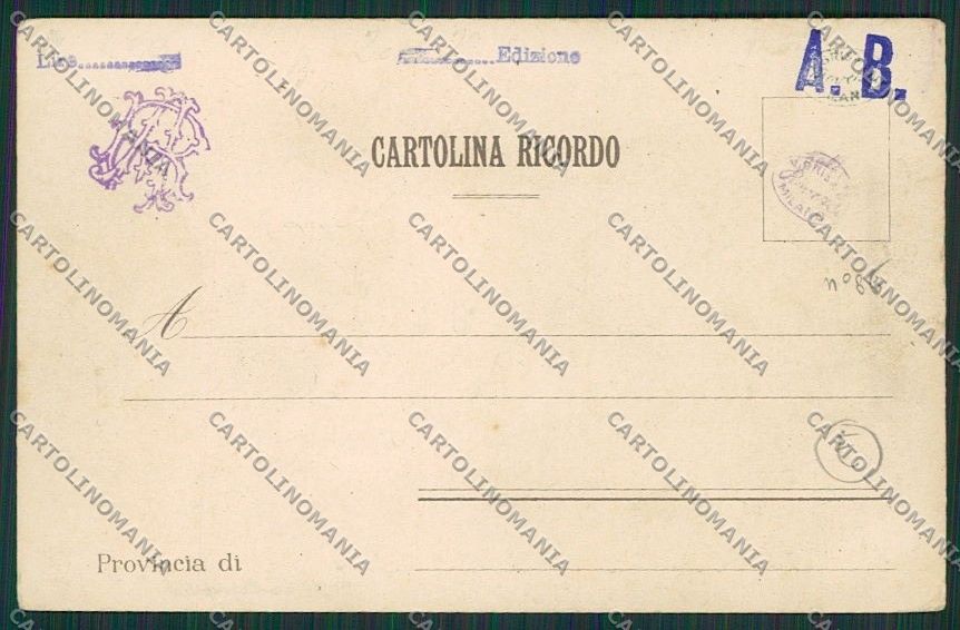 Siena Città Militari Fanteria cartolina QQ1741 – retro