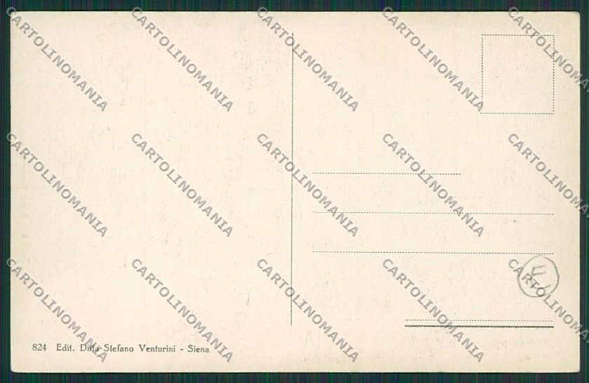 Siena Città Porta Romana cartolina QQ1747 – retro