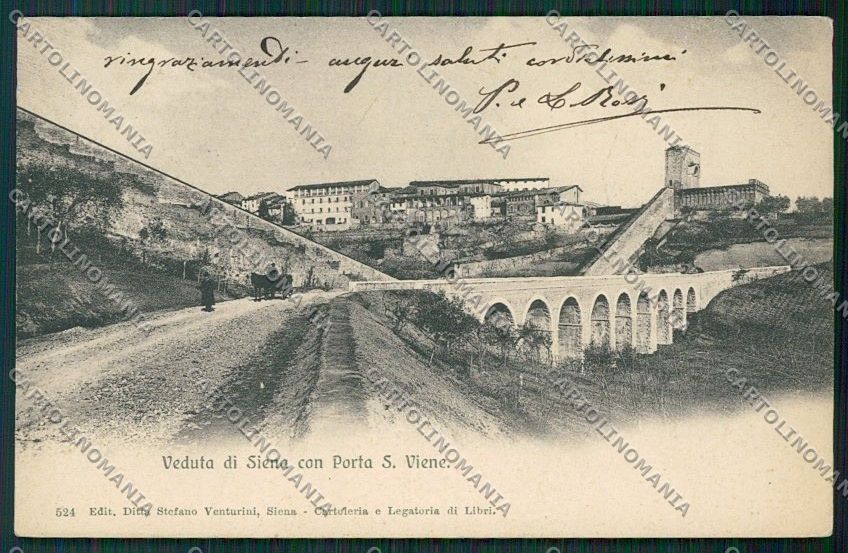 Siena Città Porta San Viene cartolina QQ1748 – fronte