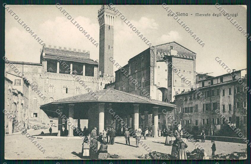 Siena Città Mercato cartolina QQ1763 – fronte