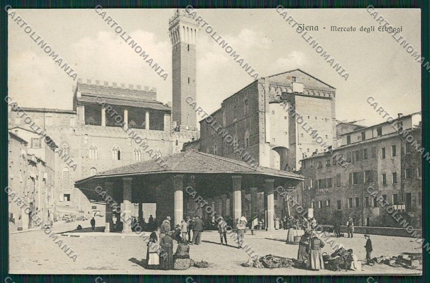 Siena Città Mercato cartolina QQ1764 – fronte
