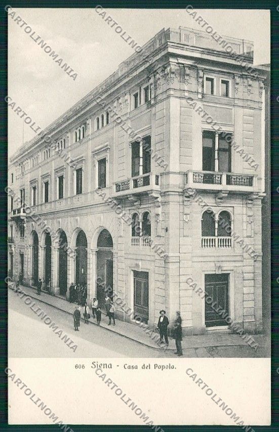 Siena Città Casa del Popolo cartolina QQ1768 – fronte