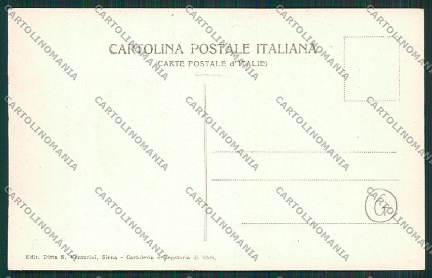 Siena Città Casa del Popolo cartolina QQ1768 – retro