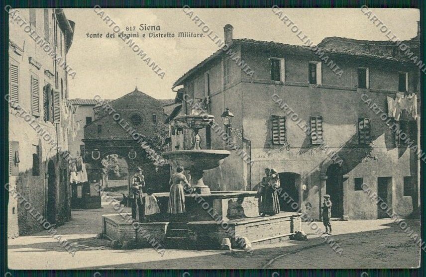 Siena Città Distretto Militare Militari cartolina QQ1774 – fronte