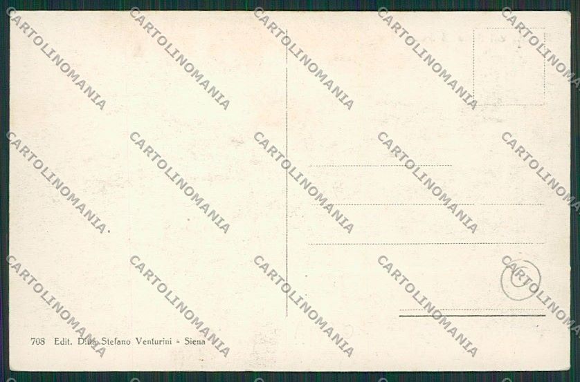 Siena Città Palio cartolina QQ1787 – retro