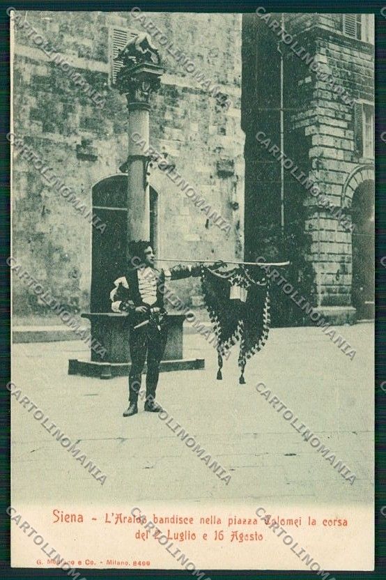 Siena Città Palio cartolina QQ1790 – fronte