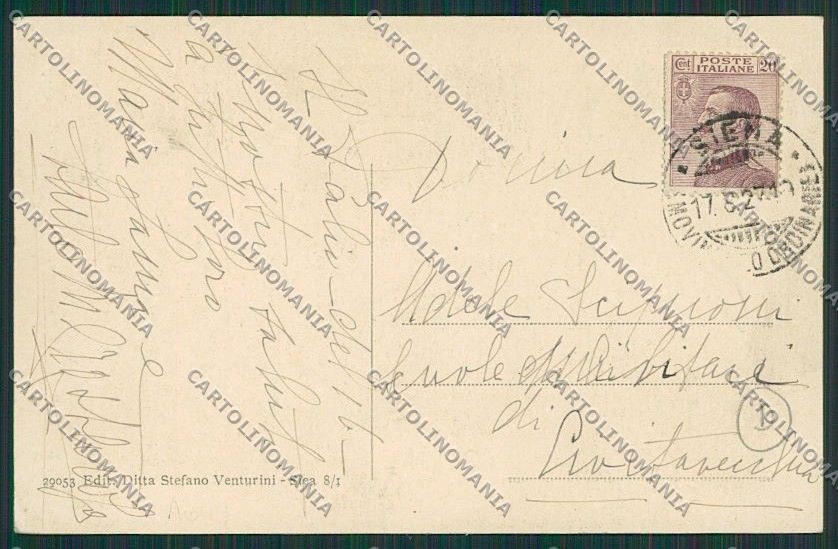 Siena Città Palio cartolina QQ1792 – retro