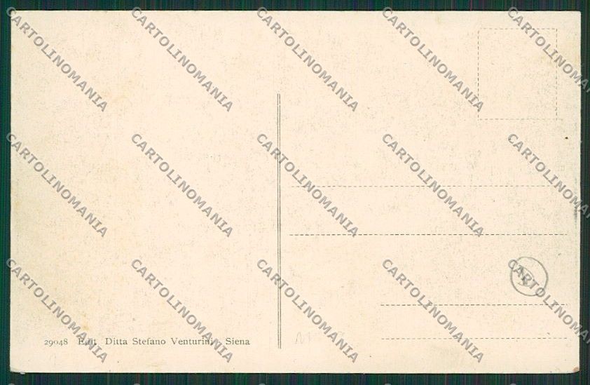 Siena Città Palio cartolina QQ1795 – retro
