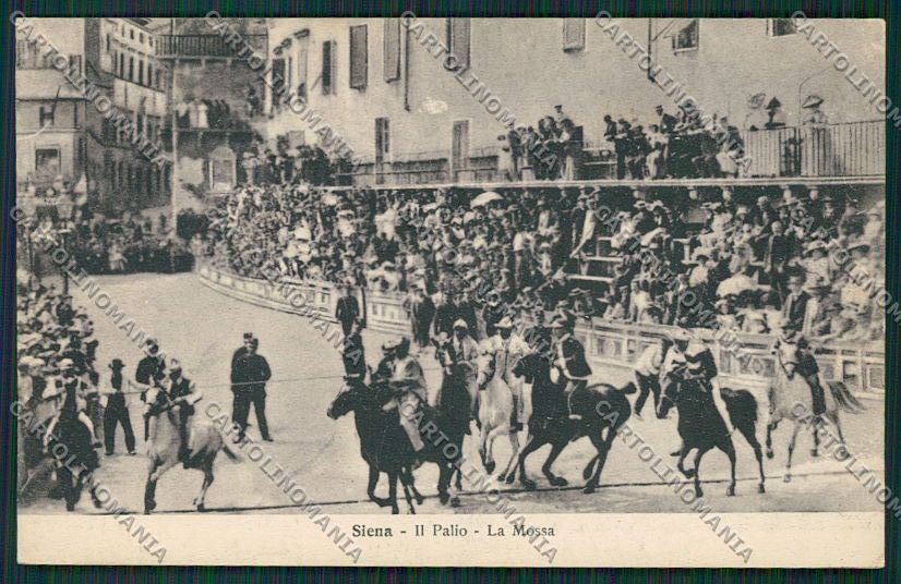 Siena Città Palio ABRASA cartolina QQ1804 – fronte