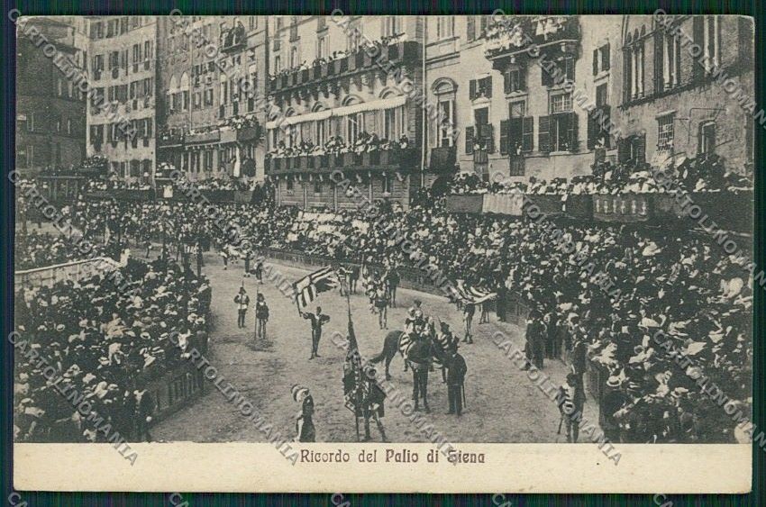 Siena Città Palio cartolina QQ1810 – fronte