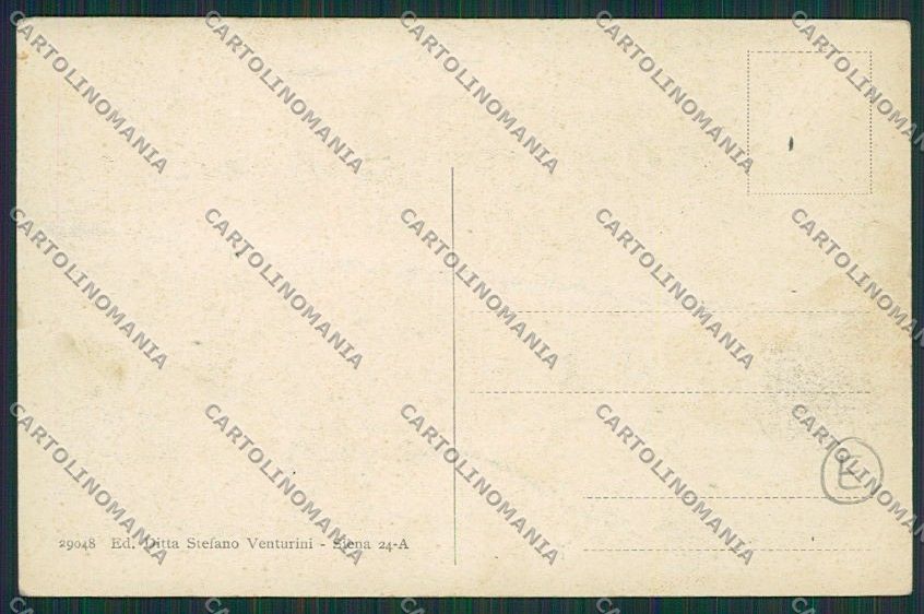 Siena Città Palio cartolina QQ1810 – retro