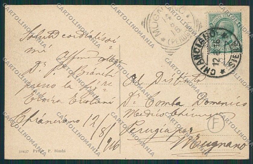 Siena Chianciano STRAPPINO cartolina QQ1825 – retro