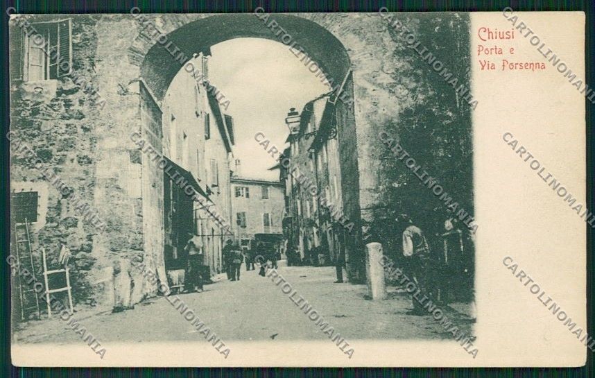Siena Chiusi Porta cartolina QQ1829 – fronte