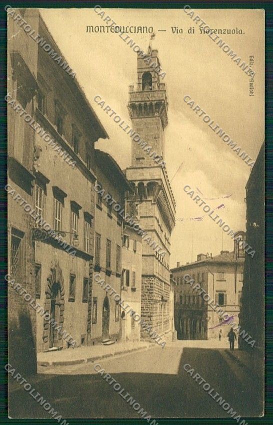 Siena Montepulciano cartolina QQ1842 – fronte