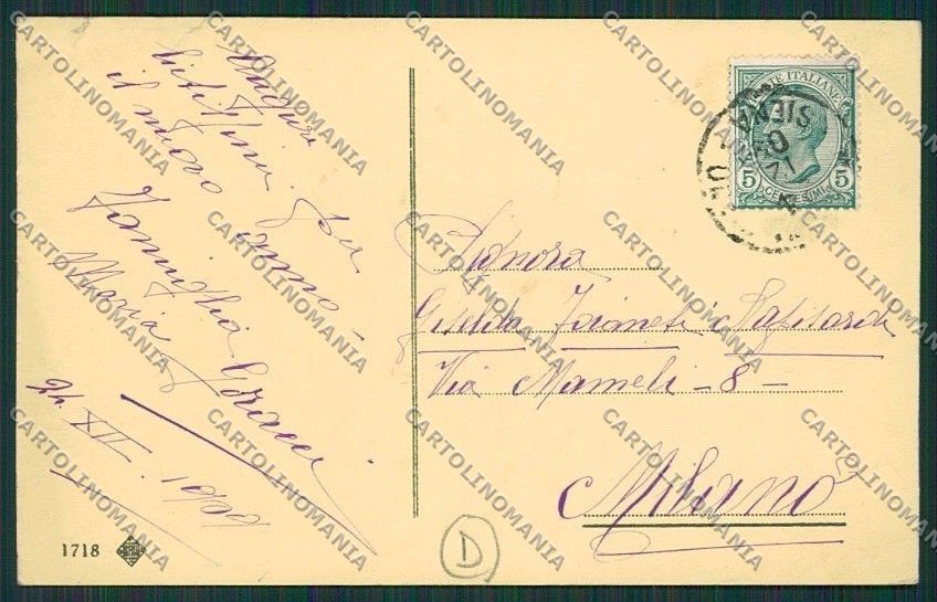 Siena Montepulciano cartolina QQ1842 – retro