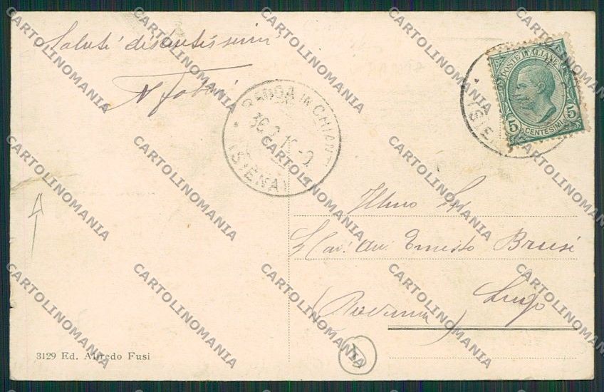 Siena Radda in Chianti Saluti da STRAPPO cartolina QQ1845 – retro