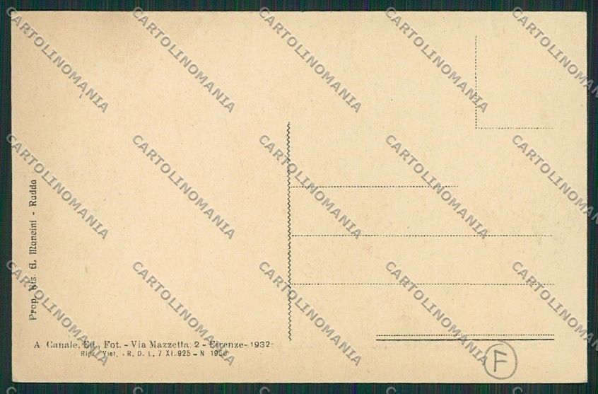 Siena Radda in Chianti cartolina QQ1846 – retro