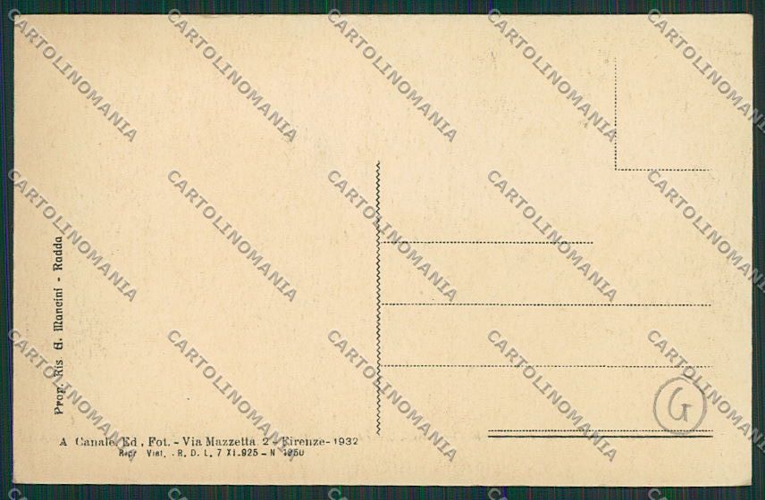 Siena Radda in Chianti Scuola cartolina QQ1848 – retro