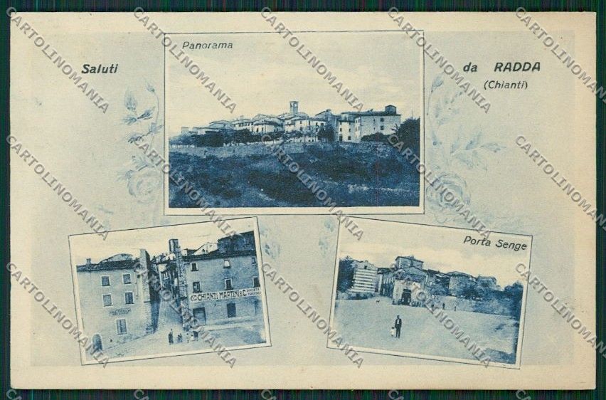 Siena Radda in Chianti Saluti da cartolina QQ1849 – fronte